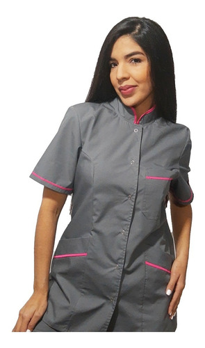 Chaqueta Arciel  Cuello Mao Con Broches G & C Uniformes