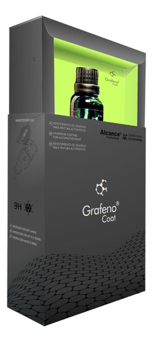 Kit Grafeno Coat Vitrificador De Pintura 30ml 9h - Alcance
