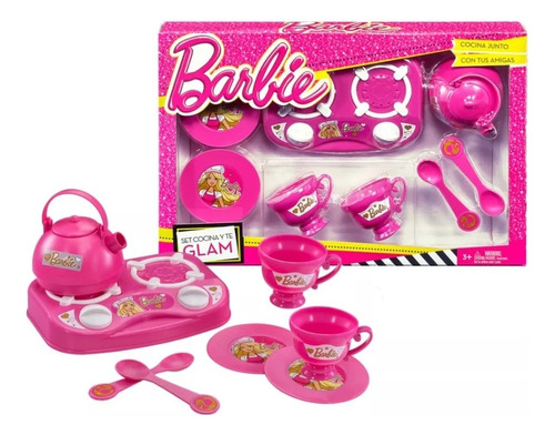 Juego De Té Con Anafe Y Accesorios Barbie