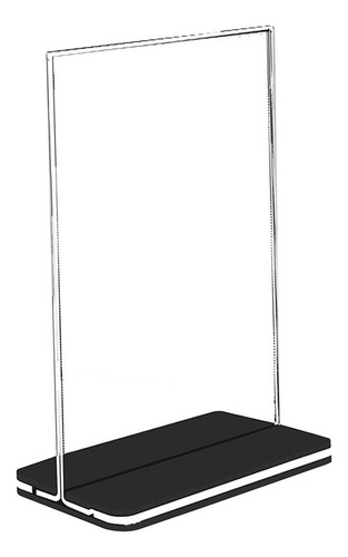 Suporte De Sinal Acrílico Mesa Expositor Suporte Panfleto,