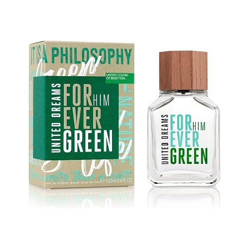 Benetton United Dreams Forever Green Edt 100ml Caballeros