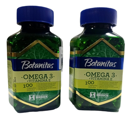 Botanitas Omega3 + Vitamina E 