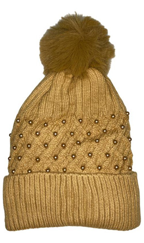 Touca De Tricô Pompom Gorro De Frio Inverno Femino Masculino