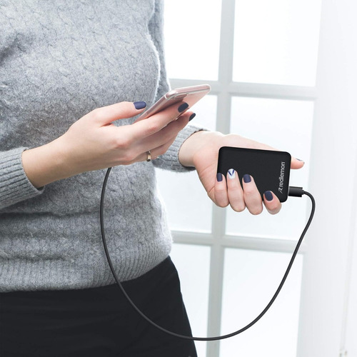 Power Bank Delgado 10,000 Mah Con Carga Rápida Para Viajes
