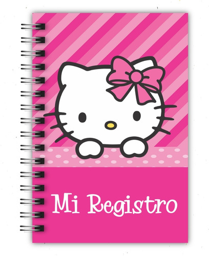 Libreta Registro Menstrual Mod. Kitty