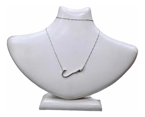 Collar Anzuelo De Plata 925