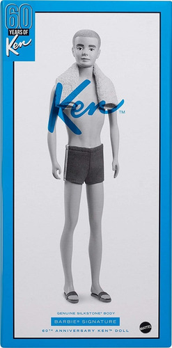 Imagem 2 de 8 de Barbie Ken Silkstone 60th Anos Aniversário Collector