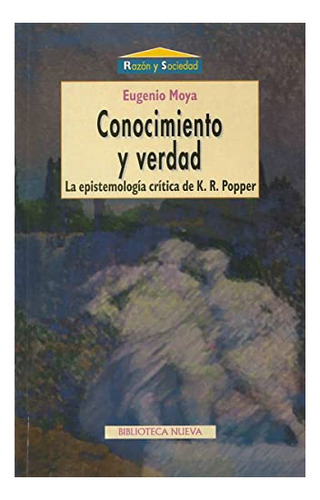 Libro Conocimiento Y Verdad De Moya Cantero Eugenio