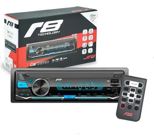 Rádio Automotivo Bluetooth Fm Usb 4 Canais 4x45w Jr8 1010bt
