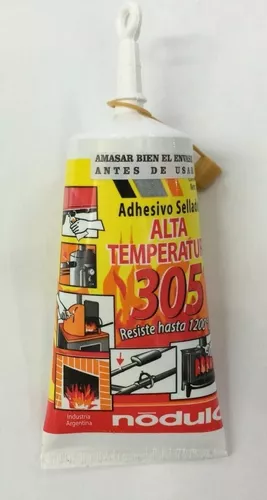 Adhesivo Sellador de Alta Temperatura 1200c Nódulo 305 – Bulonera Oeste