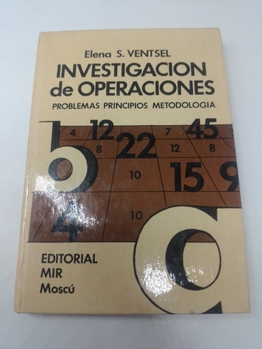 Investigación De Operaciones Elena S. Ventsel