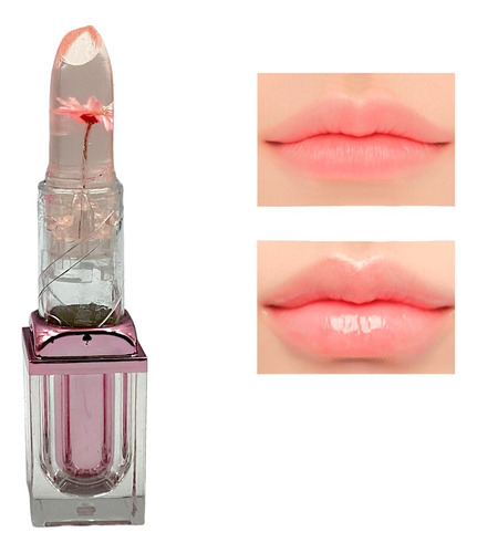 Labial Con Flor Cambio De Color Con Ph Lipstick 1 Pz