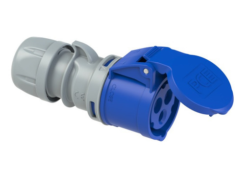 Enchufe Y Clavija Industrial, 16a 3p 6h Ip 44, 213 Y 613-6tt