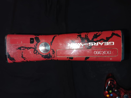 Consola Xbox 360 Slim 250gb Rgh Edicion Gears Of War Rojo (Usado)