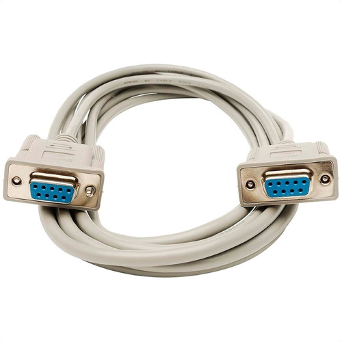 Cable Serial Null Modem Manhattan Db9 Rs232 1.8 Mts 301404