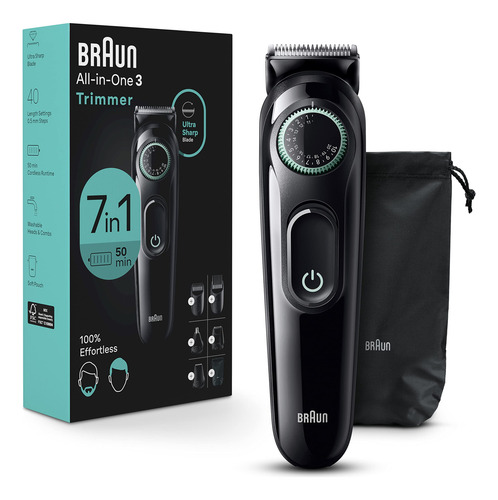 Kit Multifunción Braun Serie 3 3470, Recortadora 7 En 1 F
