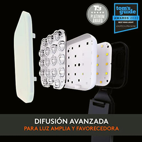 Logitech Litra Glow Premium Led Luz Para Streaming Con
