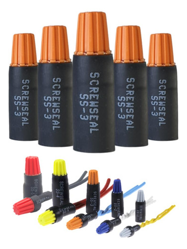 Conector Impermeable Para Cables Awg 22-14 De 30 Unidades