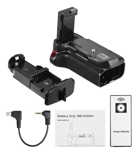 Amb Soporte De Batería Vertical Para Nikon D5500 D5600 Dslr