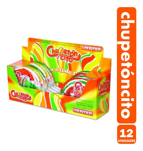 Chupetoncito - Paleta Caramelo De Lheritier(caja Con 12 Uni)