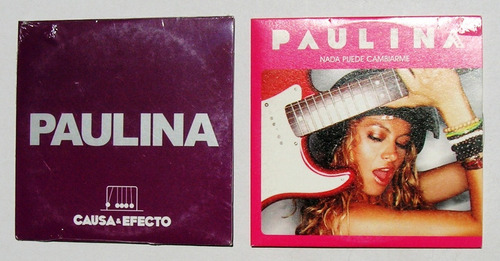 Paulina Rubio Nada Puede + Causa Y Efecto, 2 Cd's Singles