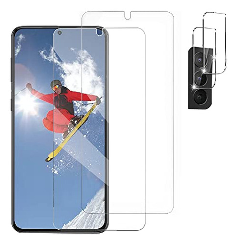 Protector De Pantalla 2 Pack Para S22, S22 Plus Y Muchos Mas