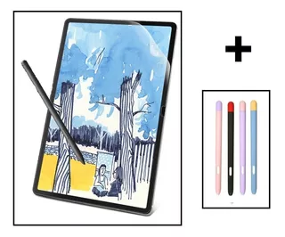 Funda Case S Pen @ Galaxy Tab S8 Plus Ultra S7 Fe Mica Papel