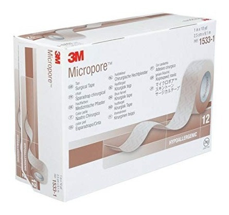 Micropore 3m 1 Pulgada 1 Caja X 12 - Unidad A $4000