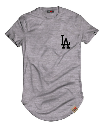 Imagem 10 de 10 de Camisa Camiseta Longline La Blusa Longa Manga Curta