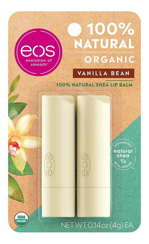 Eos Naturales Y Orgánicos Lápiz Labial Bálsamo - Vainilla |