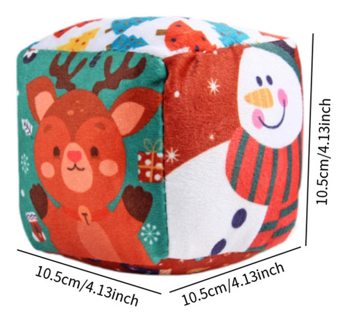 Soft Cube Batch Toy Desarrolle Habilidades Motoras Navidad