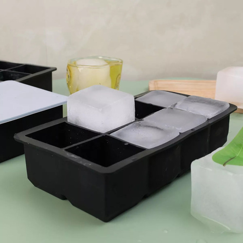 W Moldes Para Cubitos De Hielo De Silicona Apilables,