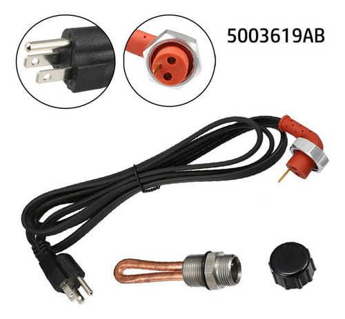 Kit De Calefactor De Bloque De Motor De 120 V 750 W Para Ram