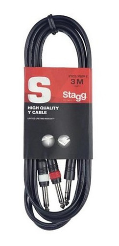 Stagg Syc3p2pe  Cable Plug A Dos Plug 3mts Audio 