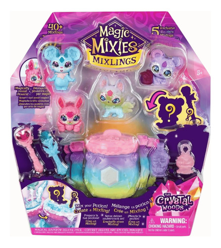 Caldeirão Surpresa 5 Pack The Crystal Woods Magic Mixies