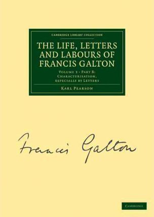 Libro The Life, Letters And Labours Of Francis Galton - K...