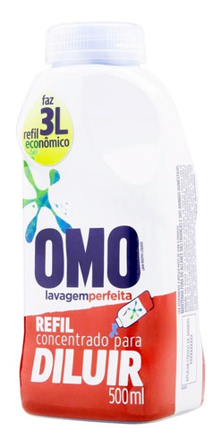 Sabão Concentrado Omo Lavagem Perfeita Frasco 500 ml