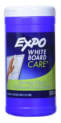 Expo White Board Care - Toallitas De Borrado En Seco, 8 X 5.