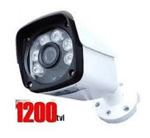 Camara Exteriores Tipo Bullet 1200tvl 36 Leds 3.6mm Ircut
