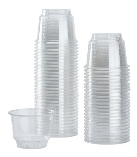 Vasos De Postre De Plástico Pet De 8 Oz (92 Mm) - 1,000 Ct
