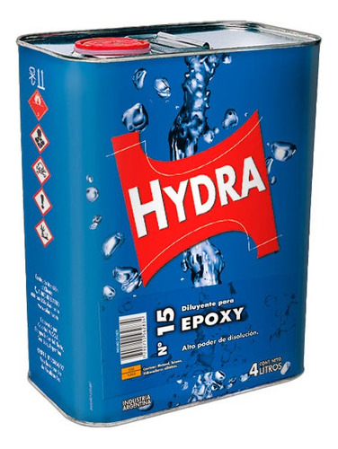 Diluyente Nº 15 Para Epoxi Hydra X 4 Lts