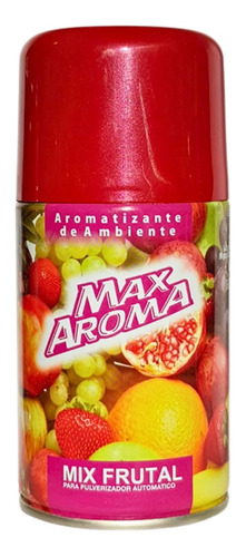 Repuesto Aerosol Max Aroma Fragancia Mix Frutal X1 Unid.