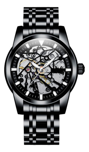 Reloj G-force Original At9005e Automatico Negro + Estuche