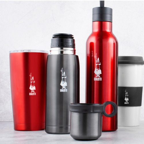 Imagem 2 de 3 de Garrafa Térmica Chumbo 460 Ml - Aço Inox - Bialetti