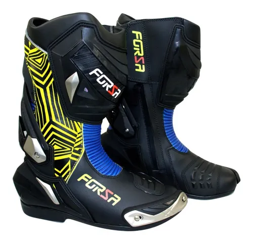 Bota Forza Motociclista Anti Tor o Hornet Preta