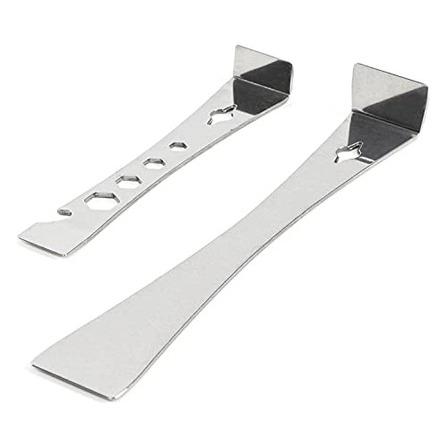 00250a Pry Bar Set, 2 Pc Stainless Steel Flat Bar Crowb...