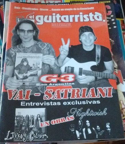 El Guitarrista Vai Satriani Living Colour