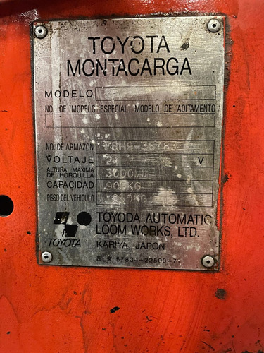 Toyota Autoelevador
