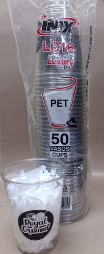 Imagen 2 de 6 de 500 Vasos Inix Frappe 16 Oz Tapa O Domo Personalizados