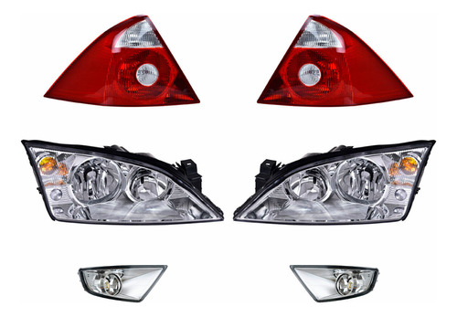 Neblineros + Calaveras + Faros Depo P/ Ford Mondeo 2004-2005